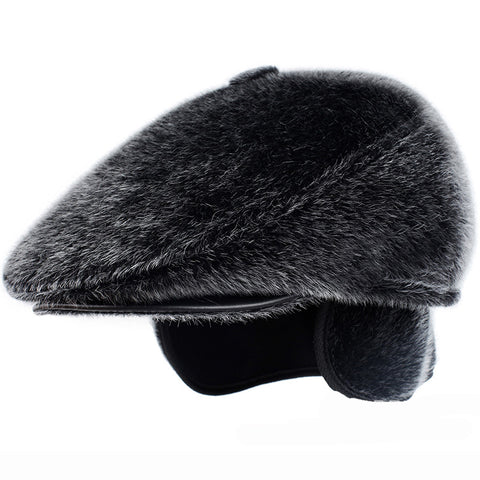 Faux Mink Fur Vintage Hat