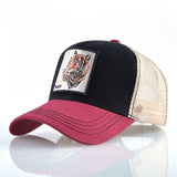 Tiger Embroidery Unisex Cap