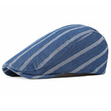 White Striped Vintage Cap