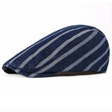 White Striped Vintage Cap